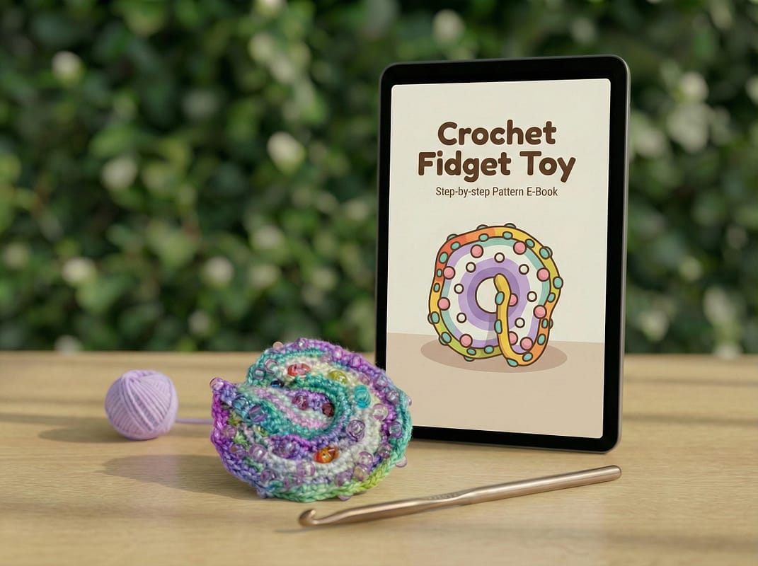 Crochet Beaded Möbius Fidget Pattern: #1 Best Sensory Toy