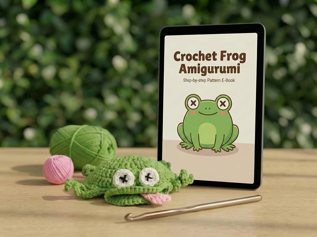 Frog Coaster Crochet Pattern: #1 Best Cottagecore PDF