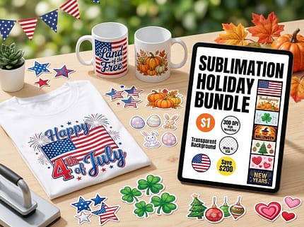 Holiday PNG Bundle 300 DPI sublimation designs
