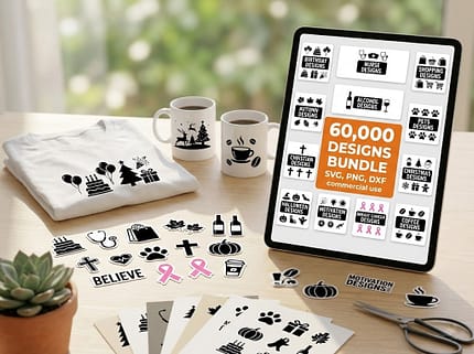 60,000+ Premium SVG Mega Bundle for Cricut