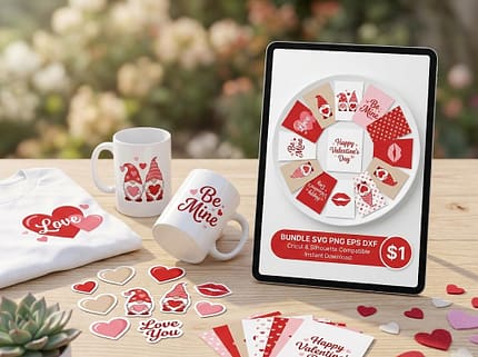 Valentine’s Day Bundle SVG Cricut designs