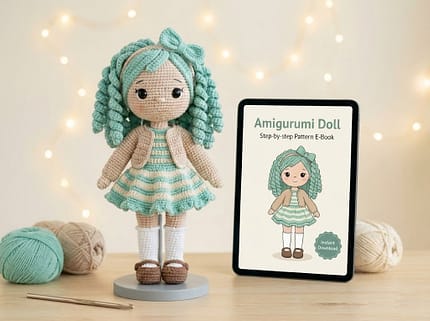 Doll Aybüke Crochet Pattern amigurumi toy