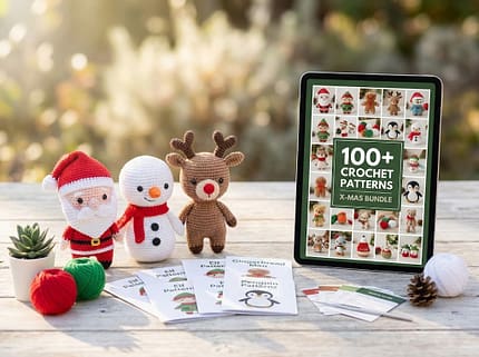100 Amigurumi Crochet Patterns for Christmas.