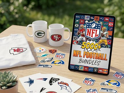 5000+ Pro Football SVG Cut Files for Cricut.