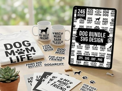 Dog SVG Mega Bundle for Cricut.