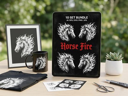 Dark Horse Fire Bundle fantasy art