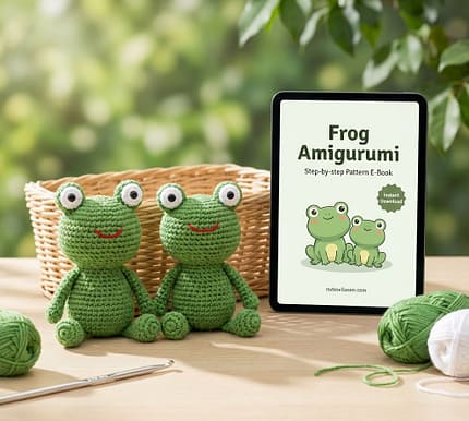 Little Frog Crochet Pattern amigurumi toy