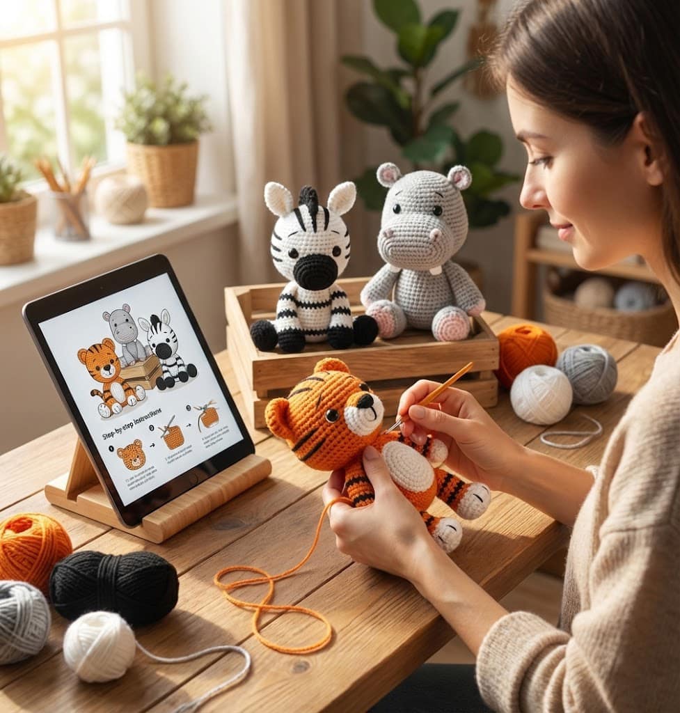 Amigurumi Zoo Crochet Patterns safari collection