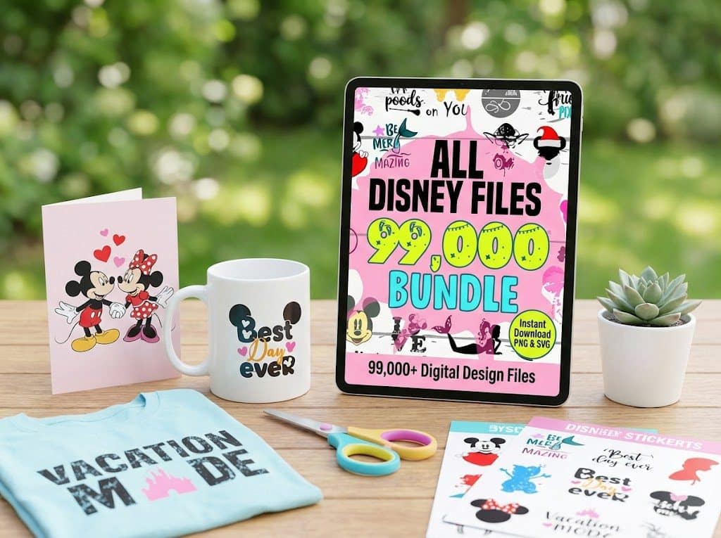 all disney files 99000 BUNDLE 99,000+ Magical Mega SVG Bundle for Cricut
