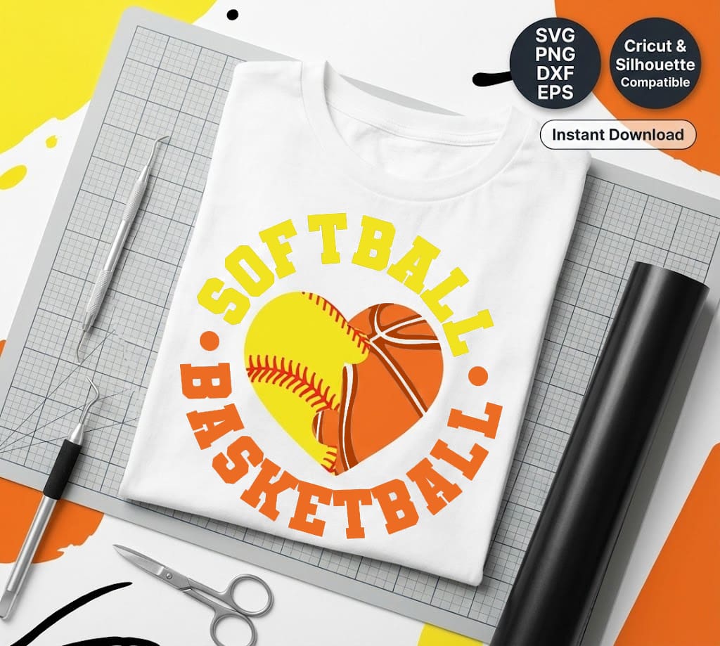 Funny Softball Basketball SVG for Cricut Funny Softball Basketball SVG for Cricut