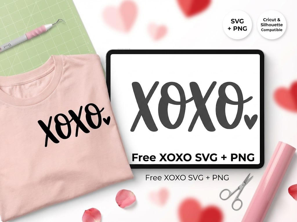 Free XOXO SVG PNG for Valentine Shirts Free XOXO SVG PNG for Valentine Shirts