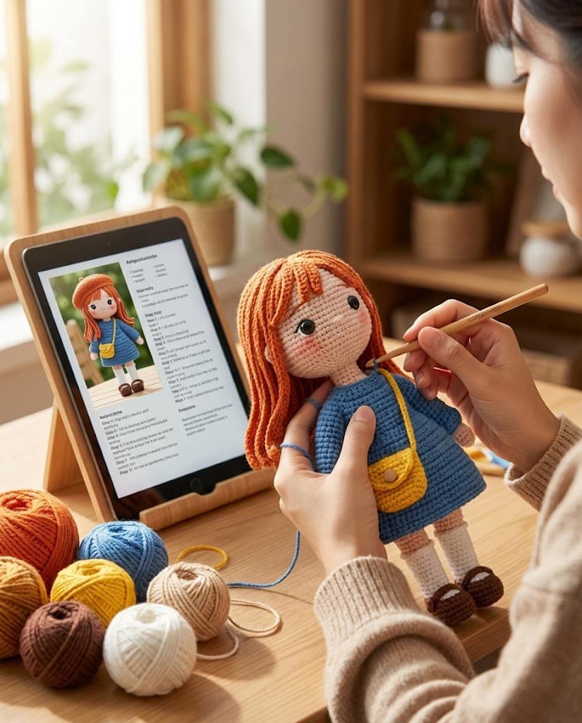 Maris Doll Crochet Pattern amigurumi toy