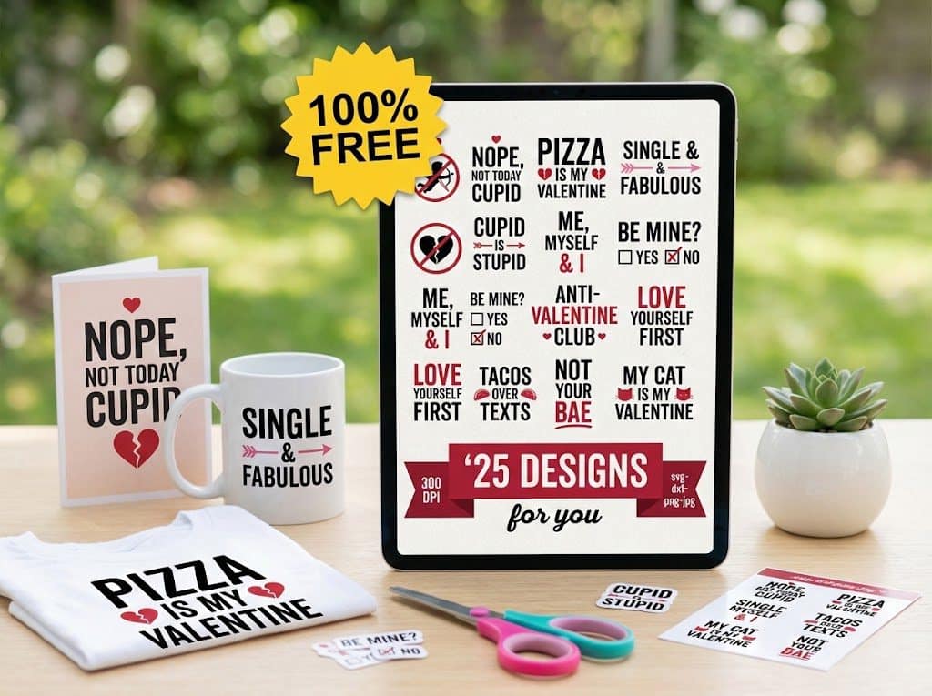 Free Anti-Valentine Quotes Bundle 25 designs Free Anti-Valentine Quotes Bundle 25 designs