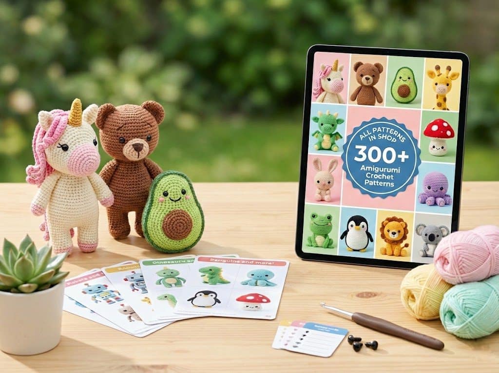 300 Amigurumi PDF Patterns: #1 Best Crochet Bundle (Ebook)