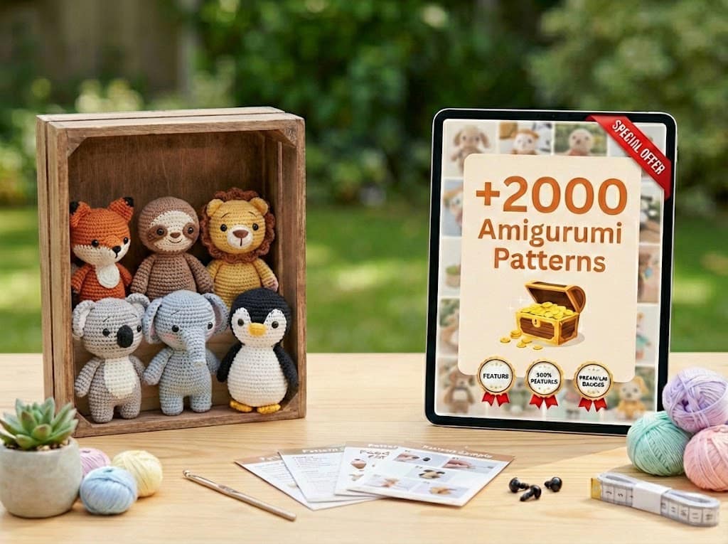 2000+ Amigurumi PDF Crochet Patterns: #1 Huge Bundle (PDF)
